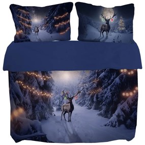 Gipetex Natural Dream 3D talianská obliečka 100% bavlna Deer - 140x200 / 70x90 cm