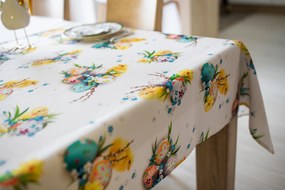 Dekorstudio Veľkonočný obrus s potlačou - Vzor 4 Rozmer obrusu (šírka x dĺžka): 100x100cm