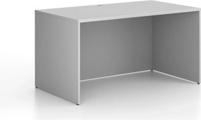 Kancelársky písací stôl FRAME, 140x80 cm, sivá