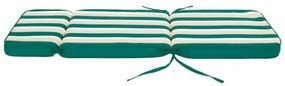 Vankúš na záhradnú stoličku ELIZA oxford, zelený / béžový