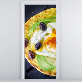 Fototapeta na dvere - Zdravé palacinky (95x205cm)