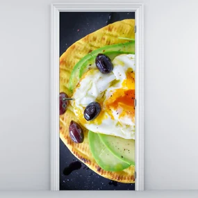 Fototapeta na dvere - Zdravé palacinky (95x205cm)