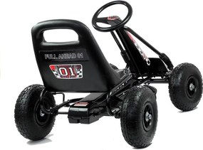 LEAN CARS Motokára Black A-15 Nafukovacie kolesá