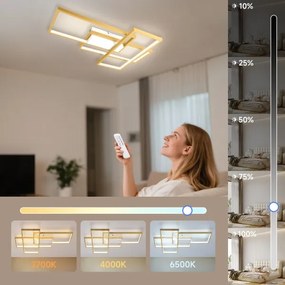 Aigostar - LED Stmievateľné stropné svietidlo LED/38W/230V 2700-6500K + DO