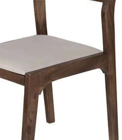 Eglo 424961 - Jedálenská stolička CALAMBA 84x55 cm hnedá/krémová