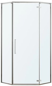 Sprchový kút päťuholníkový Lambda 90x90x195 chróm