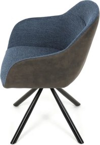 Jedálenská stolička modrá DCH-Y1143 BLUE2