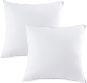 ECOMATRACE DEKORATÍVNY VANKÚŠ BIELY