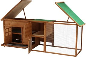 Kurník Avenberg IRIS 215 x 65 x 80 cm hnedý