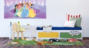 Detská fototapeta DISNEY - Princezné na zámku - 202x90 cm