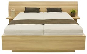 Ahorn SALINA - dvojlôžková posteľ so širokým čelom 140 x 190 cm, lamino