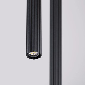 Závesné svietidlo Arche, 2x čierne kovové tienidlo, o