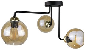 Keter Lighting Prisadený luster MONDE GOLD 3xE27/60W/230V KE0003