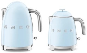 Svetlomodrá rýchlovarná kanvica z nehrdzavejúcej ocele 800 ml Retro Style – SMEG