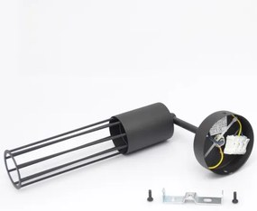 Nástenná lampa MELODY 1xE27/15W/230V čierna