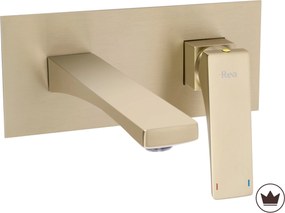Rea Joe, podomietková umývadlová batéria + BOX, zlatá matná, REA-B3620