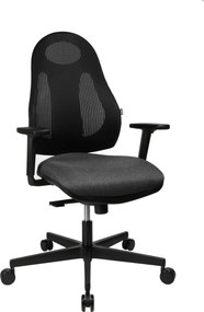 XXXLutz OTOČNÁ STOLIČKA, sieťovina, antracitová, čierna Dieter Knoll - Online Only kancelárie - 001319006804