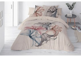 Obliečky zo zmesi bavlny a ľanu Ľalia, 220 x 200 cm, 2 ks 70 x 80 cm