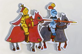 MARIONETINO – Rytieri na koňoch – bábky 2 ks