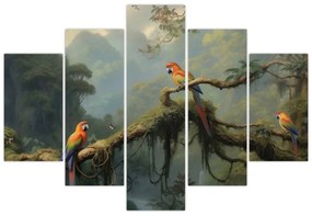 Obraz - Tropický les (150x105 cm)