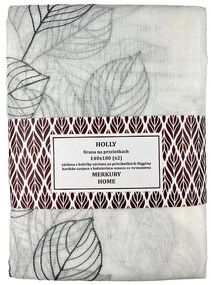 Záclona na priechodkách Holly polyester tmavo šedá 140x180 Merkury Home II/22