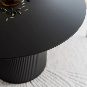 OKRÚHLY JEDÁLENSKÝ STÔL DEBORA ČIERNY 120 cm