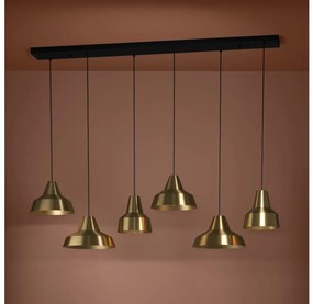 Eglo 390017 - Luster na lanku SAVARNA 6xE27/40W/230V zlatá