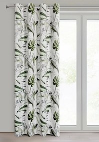 ZATEMŇOVACÍ ZÁVES NA KRÚŽKOCH ELLEN 140X250 CM VZOROVANÁ