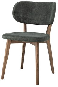 Tmavozelená/hnedá jedálenská stolička Cally – Bloomingville