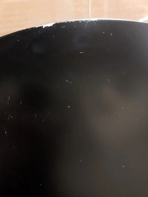 AKCIA Čierny jedálenský stôl PHANTOM 80x80 II. akosť