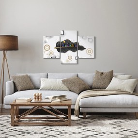Obraz abstrakcie (90x60 cm)