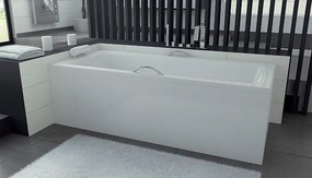 Besco Akrylátová obdĺžniková vaňa Talia Premium 160x75 (170x75) BESCO-Rozmery: 170x75, BESCO-Farba: Biela