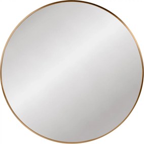 Nástenné zrkadlo Elsie XL 323830 - 80x80 cm - Zlatá mat