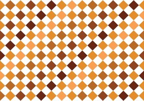 Fototapeta - Mozaika - hnedé dlaždice (254x184 cm)