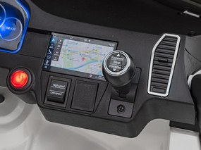 Ramiz Elektrické autíčko Porsche Cayenne S na batérie pre deti biely lak SUV + diaľkové ovládanie