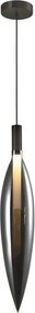 Závesný luster NORDIC na lanku 1xG9/5W/230V, čierny chróm