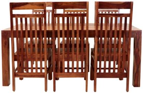 furniture-nabytek.cz - Jídelní sestava z masivu pro 6 osob z indického masivu palisandr