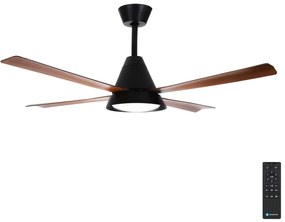 Aigostar B.V. Aigostar - LED Stmievateľný stropný ventilátor LED/24W/230V 2700-6500K 132cm + DO B10313QG9