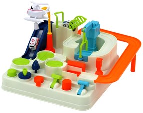 LEAN TOYS Prekážková dráha pre autá, Interaktívna