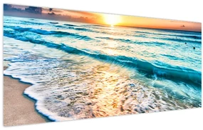 Obraz - Morská pláž (120x50 cm)