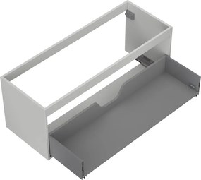 Mexen Box-A, závesná skrinka 120 cm, 1 zásuvka, sivá matná, 91AX0-1200-470-1-62