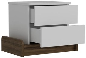 Biely nočný stolík Marina – Kalune Design