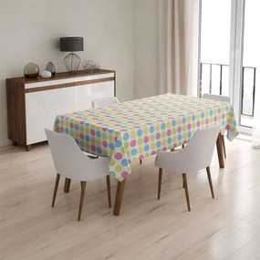 Sablio Obrus Veselé Farebné bodky - 130x130 cm