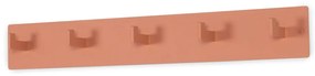 Kovový nástenný vešiak v lososovej farbe 70 cm Leatherman – Spinder Design