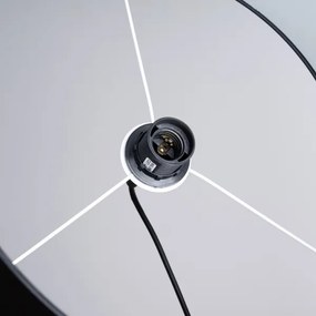 Sollux SL.1406 - Luster na lanku NOVA 1xE27/15W/230V pr. 40 cm čierna