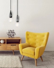 Toolight Toolight, stropná lampa závesná 1xE27, APP358-1CP, chróm, OSW-08424