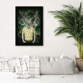 Gario Obraz na plátne Hlava jeleňa v ľudskom tele - Marta Horodniczy Rozmery: 40 x 60 cm