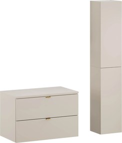 Kúpeľňová zostava Dalia Cashmere so skrinkami 80 cm kašmírová