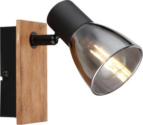 Nástenná lampa Claude, čierna