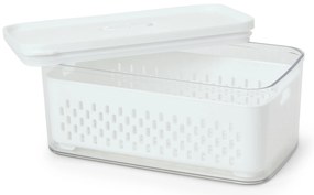 Dóza na potraviny so zabudovaným sitkom